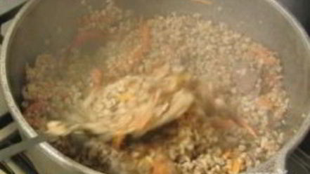 Рецепт гречки с мясом в казане