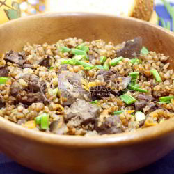 Рецепт Гречки с печенью