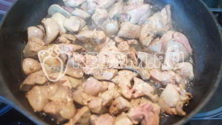 Рецепт гречки с печенью