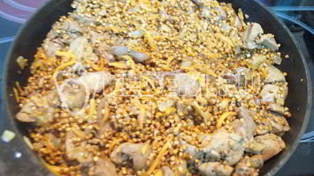 Рецепт гречки с печенью