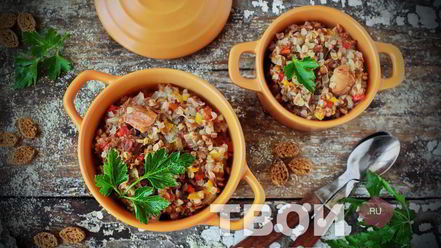 Рецепт гречки с тушенкой
