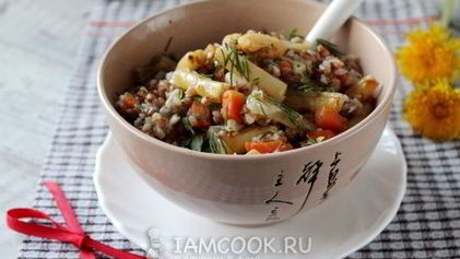 Рецепт Гречки со стручковой фасолью