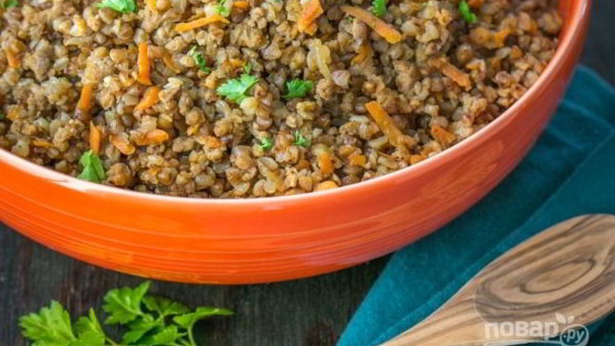Рецепт гречки со свининой