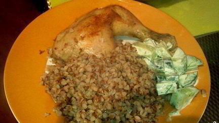 Рецепт Гречки, тушенной с курицей