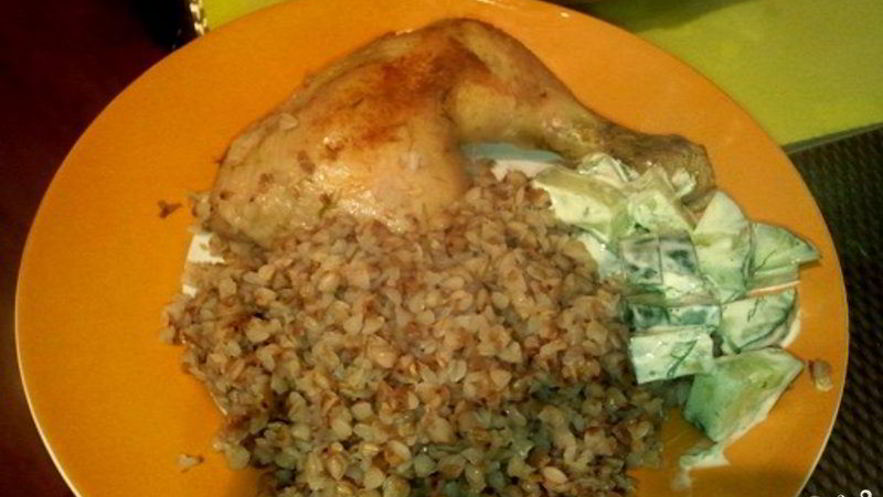 Рецепт гречки, тушенной с курицей