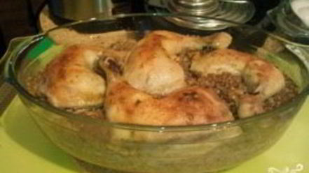 Рецепт гречки, тушенной с курицей