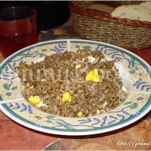 Рецепт Гречневой каши с белыми грибами