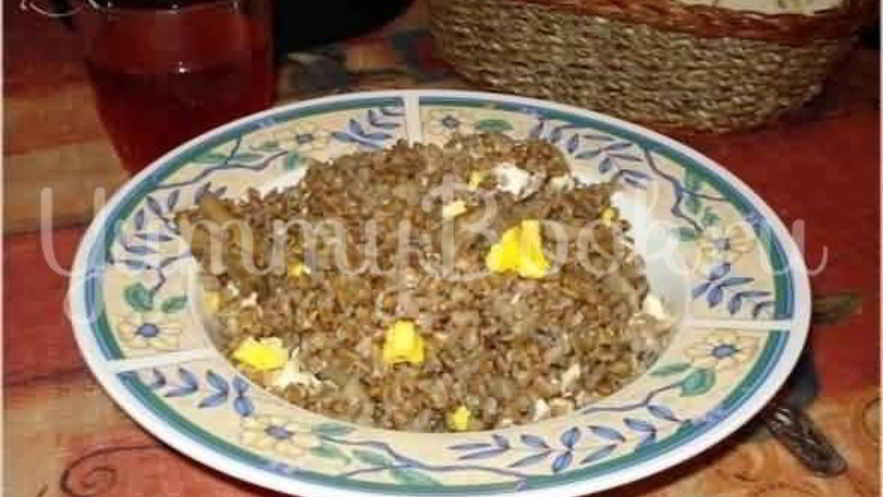 Рецепт гречневой каши с белыми грибами