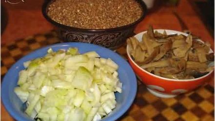 Рецепт гречневой каши с белыми грибами