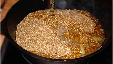 Рецепт гречневой каши с белыми грибами