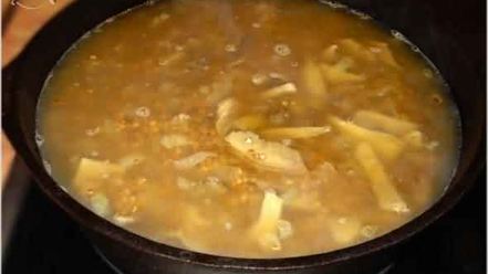 Рецепт гречневой каши с белыми грибами