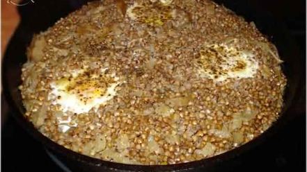 Рецепт гречневой каши с белыми грибами