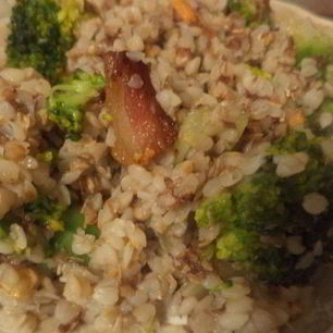 Рецепт Гречневой каши с брокколи, морковью и сельдереем