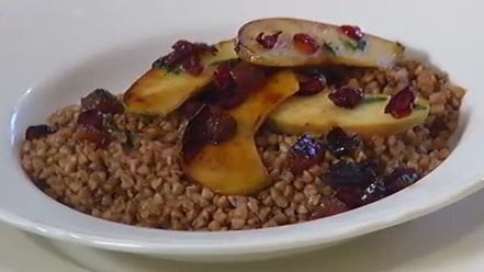 Рецепт гречневой каши с фруктовой заправкой