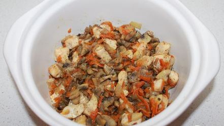 Рецепт гречневой каши с мясом и грибами в духовке