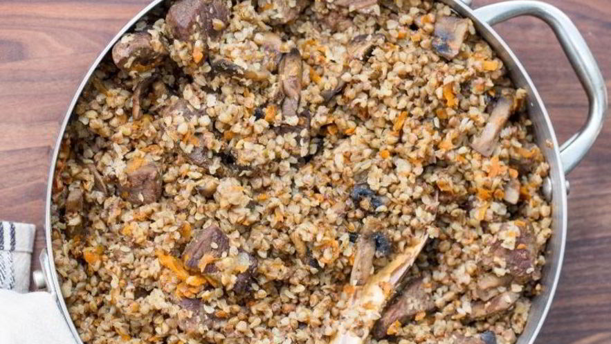 Рецепт гречневой каши с мясом
