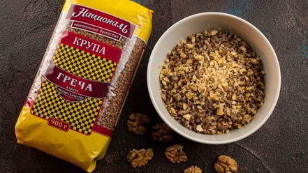 Рецепт гречневой каши с орехами и медом