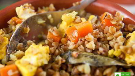 Рецепт гречневой каши с овощами и сыром