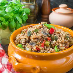 Рецепт Гречневой каши с сезонными овощами