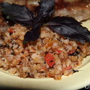 Рецепт Гречневой каши с томатами по-итальянски