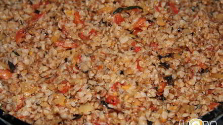 Рецепт гречневой каши с томатами по-итальянски