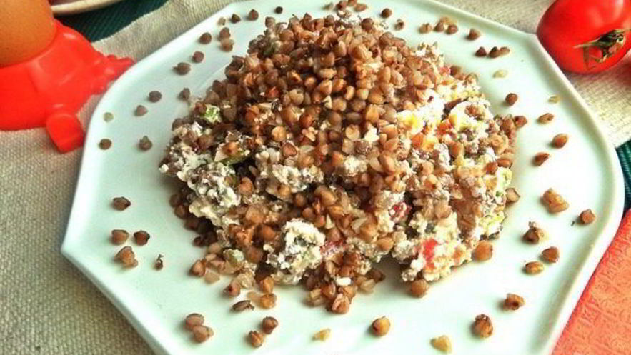 Рецепт гречневой каши с творогом