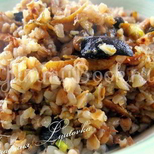 Рецепт Каши гречневой с грибами
