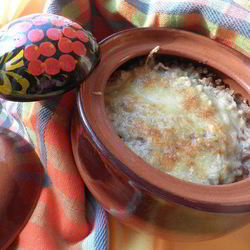 Рецепт Каши гречневой, запеченной с грибами