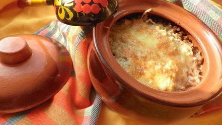 Рецепт каши гречневой, запеченной с грибами