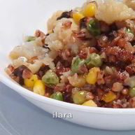 Рецепт Разноцветной гречневой каши