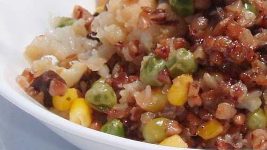 Рецепт разноцветной гречневой каши