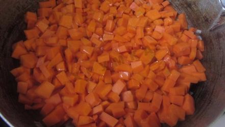 Рецепт тушеной гречневой каши с тыквой