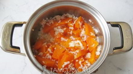 Рецепт каши из тыквы с рисом