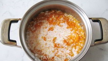 Рецепт каши из тыквы с рисом