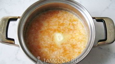 Рецепт каши из тыквы с рисом