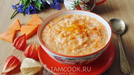 Рецепт каши из тыквы с рисом