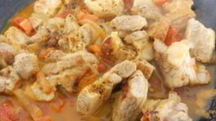 Рецепт каши пшеничной со свининой