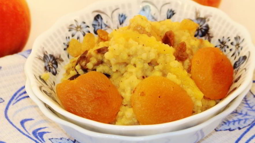 Рецепт каши пшенной на яблочном соке