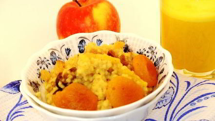 Рецепт каши пшенной на яблочном соке