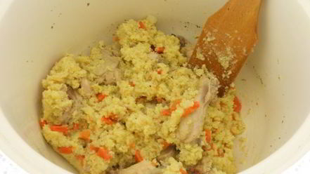 Рецепт каши пшенной с куриными крылышками в мультиварке