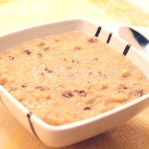 Рецепт Каши рисовой с бананом и черносливом