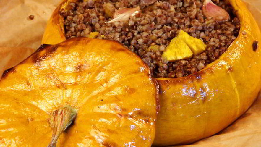 Рецепт каши в тыкве