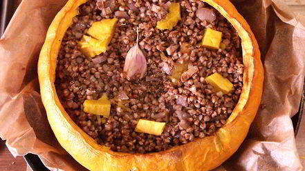 Рецепт каши в тыкве