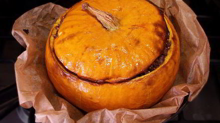 Рецепт каши в тыкве