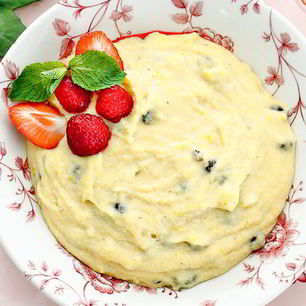 Рецепт Франгольо, кукурузная каша с миндалем