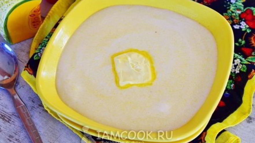 Рецепт кукурузной каши на молоке для детей
