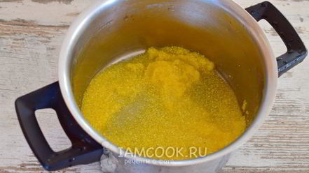 Рецепт кукурузной каши на молоке для детей