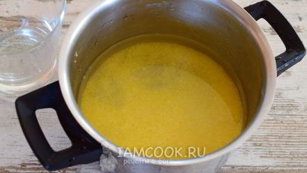 Рецепт кукурузной каши на молоке для детей