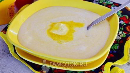 Рецепт кукурузной каши на молоке для детей