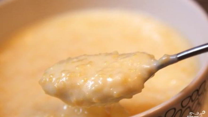 Рецепт кукурузной каши на молоке в мультиварке